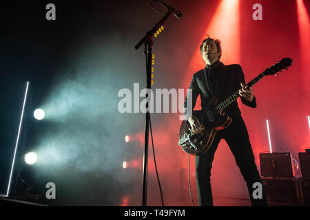 American Rock Band Interpol durchführen am Queen Elizabeth Theatre in Vancouver, BC am 31. Januar 2019 Stockfoto