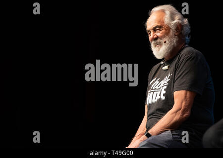 Stoner comedians Cheech und Chong mit Shelby Chong im Hard Rock Casino Vancouver in Coquitlam, BC am 15. März, 2019 Stockfoto