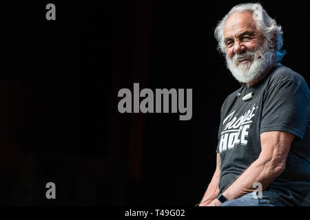 Stoner comedians Cheech und Chong mit Shelby Chong im Hard Rock Casino Vancouver in Coquitlam, BC am 15. März, 2019 Stockfoto