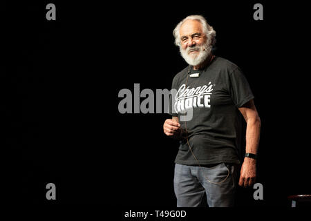 Stoner comedians Cheech und Chong mit Shelby Chong im Hard Rock Casino Vancouver in Coquitlam, BC am 15. März, 2019 Stockfoto