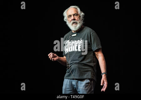 Stoner comedians Cheech und Chong mit Shelby Chong im Hard Rock Casino Vancouver in Coquitlam, BC am 15. März, 2019 Stockfoto