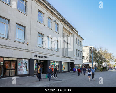 Debenham's Department Store, neue George Street, Plymouth Stockfoto