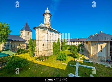Dragomirna Festung christliche Kloster, Suceava, Moldawien, in der Bukowina Rumänien Stockfoto
