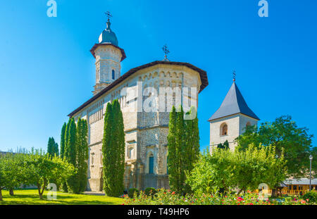 Dragomirna Festung christliche Kloster, Suceava, Moldawien, in der Bukowina Rumänien Stockfoto
