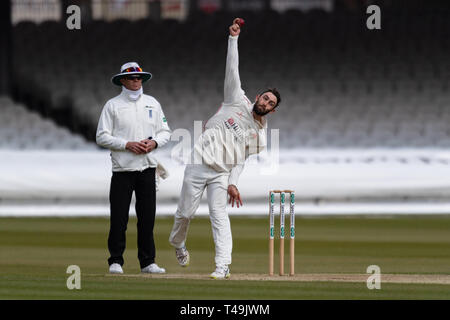 London, Großbritannien. 14 Apr, 2019. Glenn Maxwell von Lancashire während Specsavers County Championship Match zwischen Middlesex vs in Lancashire Cricket Ground des Herrn am Sonntag, 14. April 2019 in London, England. (Nur redaktionelle Nutzung, eine Lizenz für die gewerbliche Nutzung erforderlich. Keine Verwendung in Wetten, Spiele oder einer einzelnen Verein/Liga/player Publikationen.) Credit: Taka G Wu/Alamy leben Nachrichten Stockfoto