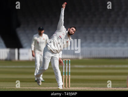 London, Großbritannien. 14 Apr, 2019. Glenn Maxwell von Lancashire während Specsavers County Championship Match zwischen Middlesex vs in Lancashire Cricket Ground des Herrn am Sonntag, 14. April 2019 in London, England. (Nur redaktionelle Nutzung, eine Lizenz für die gewerbliche Nutzung erforderlich. Keine Verwendung in Wetten, Spiele oder einer einzelnen Verein/Liga/player Publikationen.) Credit: Taka G Wu/Alamy leben Nachrichten Stockfoto