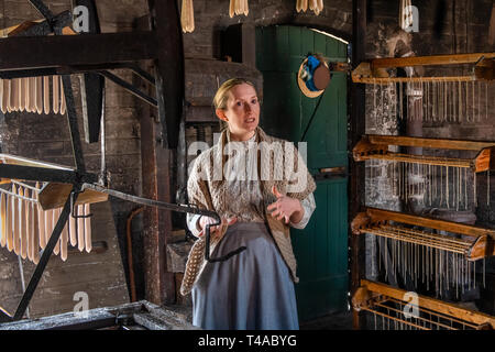 In der Kerze Fabrik in Blists Hill Victorian Stadt Ironbridge Shropshire Stockfoto