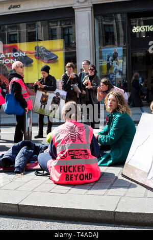 Aussterben Rebellion Demonstration in London Stockfoto