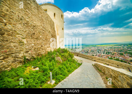 Deva Festung, statt einer Dakischen Siedlung, Rumänien, Europa Stockfoto