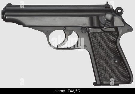 Handfeuerwaffen, Pistolen, Walther PP Pistole, Kaliber 7,65 mm, Volkspolizei, Additional-Rights - Clearance-Info - Not-Available Stockfoto