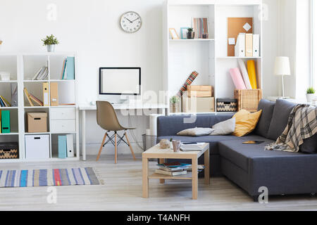 Männliche Apartment Innenraum Stockfoto