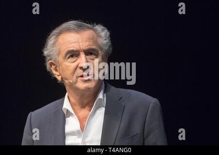 Bernard-Henri Lévy führt seinen Monolog für Europa über die Zukunft der Europäischen Idee suchen, durch den Aufstieg des Nationalismus bedroht. Danzig, Pol Stockfoto