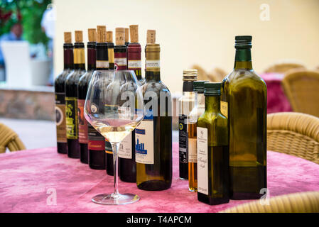 Chianti Classico italienischer Wein in der Toskana, Italien. Stockfoto