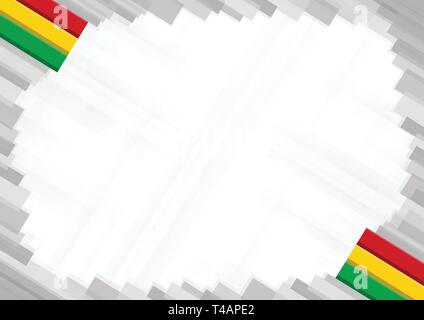 Grenze mit Guyana nationalen Farben. template Elemente für Ihr Zertifikat und Diplom. Horizontale Ausrichtung. Vektor Stock Vektor