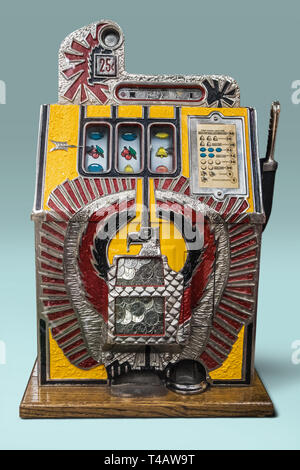 Ein Krieg Eagle Slot Maschine aus den 30er Jahren... Stockfoto