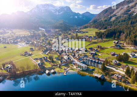 Altausseer See Altausseer See im Salzkammergut in Österreich. Stockfoto