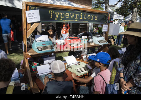 April 14, 2019 - Los Angeles, CA, USA - Los Angeles Times Festival der Bücher an der USC Campus in Los Angeles, Kalifornien am Sonntag, 14. April 2019 abgehalten (Credit Bild: © Dave Safley/ZUMA Draht) Stockfoto