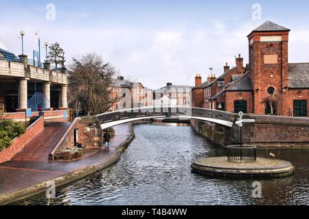 Birmingham Wasser Kanal Netzwerk. West Midlands, England. Stockfoto
