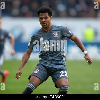 Düsseldorf, 14.04.2019, Bundesliga Spieltag 29, Fortuna Düsseldorf gegen den FC Bayern Muenchen Berlin: Serge Gnabry (FCB) Stockfoto