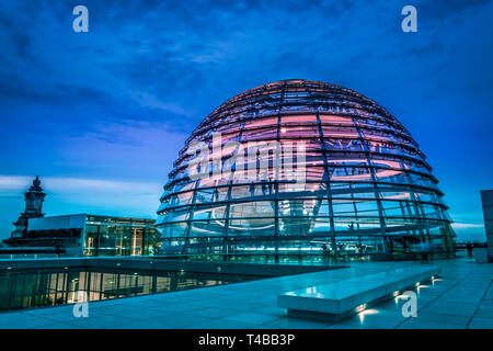 Findet, Reichstag, Tiergarten, Mitte, Berlin, Deutschland Stockfoto