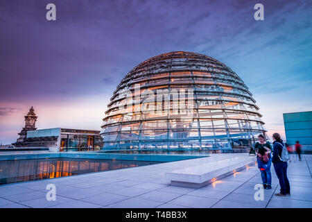 Findet, Reichstag, Tiergarten, Mitte, Berlin, Deutschland Stockfoto