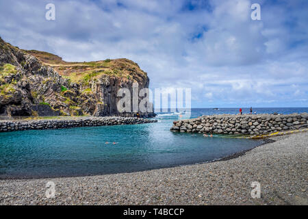 Strand, Faial, Madeira, Portugal Stockfoto