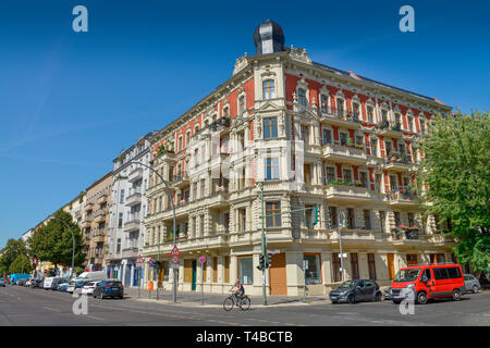 Altbauten, Danziger Straße, Prenzlauer Berg, Pankow, Berlin, Deutschland Stockfoto