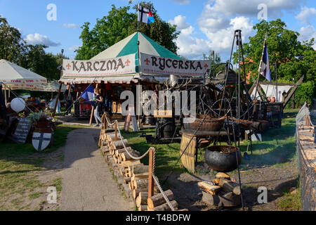 Mittelalterlicher Markt, Malbork, Ostsee-autobahn, Polen Stockfoto