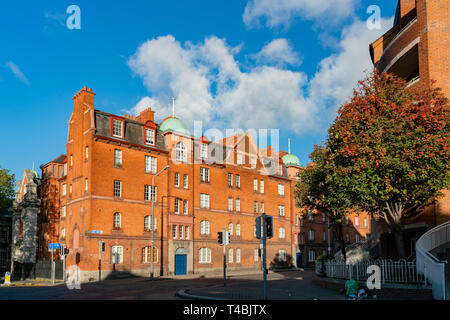 Dublin, 28.Oktober: Morgen Blick auf Stadtbild in der Stadt am 28 Oktober 2018 in Dublin, Irland Stockfoto