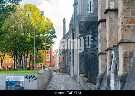 Dublin, 28.Oktober: Außenansicht des Christ Church Cathedral und Dublinia während des Marathon Event am 28 Oktober 2018 in Dublin, Irland Stockfoto