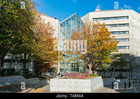 Dublin, 28.Oktober: Morgen Blick auf Stadtbild in der Stadt am 28 Oktober 2018 in Dublin, Irland Stockfoto