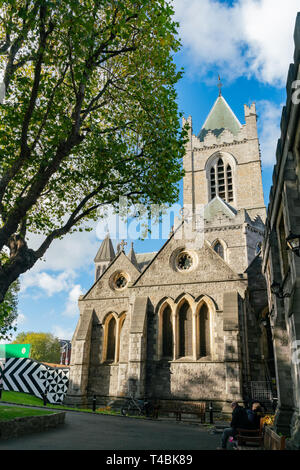 Dublin, 28.Oktober: Außenansicht des Christ Church Cathedral und Dublinia während des Marathon Event am 28 Oktober 2018 in Dublin, Irland Stockfoto