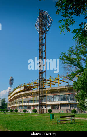 Fussballstadion, Plovdiv, Bulgarien Stockfoto