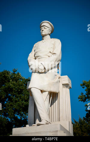 Denkmal, Helmuth Karl Bernhard von Moltke, Grosser Stern, Tiergarten, Mitte, Berlin, Deutschland Stockfoto