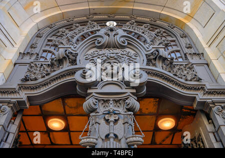 Justitia, Kriminalgericht, Turmstraße, Moabit, Mitte, Berlin, Deutschland Stockfoto