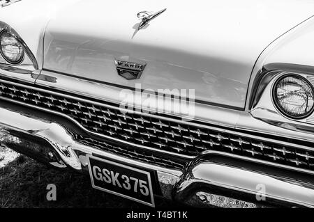 Ein 1959 Ford Galaxie auf Anzeige an einem Auto Show Stockfoto