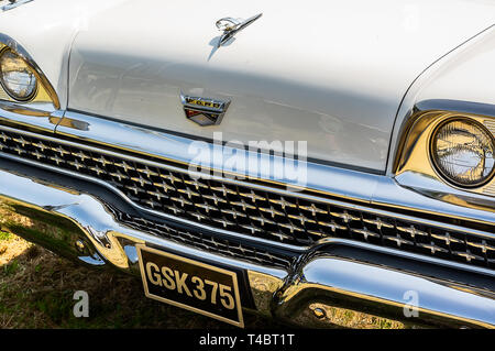 Ein 1959 Ford Galaxie auf Anzeige an einem Auto Show Stockfoto