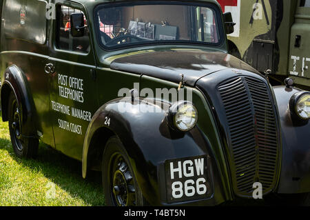 Ein 1946 Morris Z-Serie van auf Anzeige an einem Auto Show Stockfoto