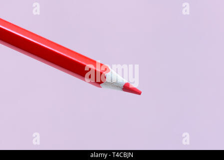 Roter Buntstift, Rotstift Stockfoto