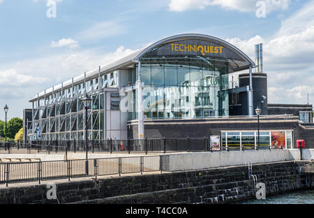 Gebäude Techniquest in Cardiff Bay South Wales Stockfoto