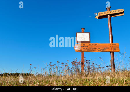 Traumschleife, Köhler Premium Wanderweg, Deutschland, Rheinland-Pfalz, Hunsrück, Köhlerpfad Stockfoto