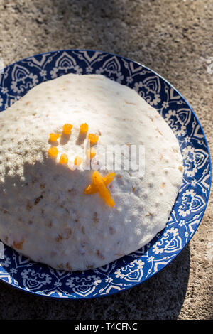 Cheesy Ostern Dessert Stockfoto