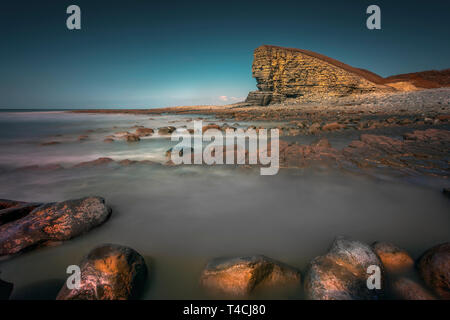 Nash Punkt Rock Pool Stockfoto