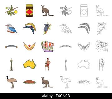 Aborigine, Anemone, Attribute, Australien, Australien, Kugel, Fledermäuse, Boomerang, Zweig, Brücke, Gebäude, Cartoon, Outline, Clownfisch, Sammlung, Land, Kricket, gekreuzt, Kultur, Design, Funktionen, Flagge, Essen, Hafen, Icon, Illustration, interessante, isoliert, Känguru, Koala, Kookaburra, Logo, Mimose, Ort, Bevölkerung, Königin, Satz, Zeichen, Sitzen, Verbreitung, Sydney, Symbol, Territorium, Turm, Reisen, Uluru, Vector, Victoria, Web, gelb Vektor Vektoren, Stock Vektor