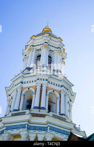 Kiew Pechersk Lavra (Cave Kloster), Kiew, Ukraine: Große Lavra Glockenturm (Detail) Stockfoto