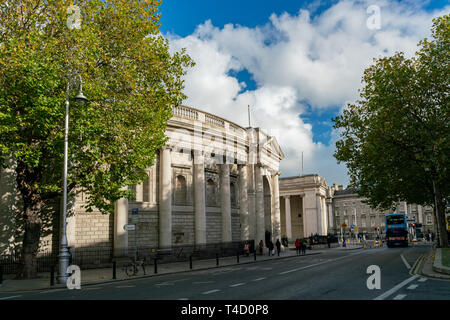 Dublin, 28.Oktober: Außenansicht der Bank von Irland am 28 Oktober 2018 in Dublin, Irland Stockfoto