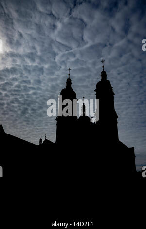 Abtei von St. Gallen in der Schweiz. Stockfoto