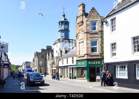 High Street, Dingwall, Highland, Schottland, Vereinigtes Königreich Stockfoto