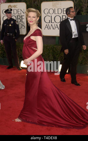 LOS ANGELES, Ca. Januar 25, 2004: Auf der 61. jährlichen Golden Globe Awards im Beverly Hilton Hotel, Beverly Hills, CA. Stockfoto