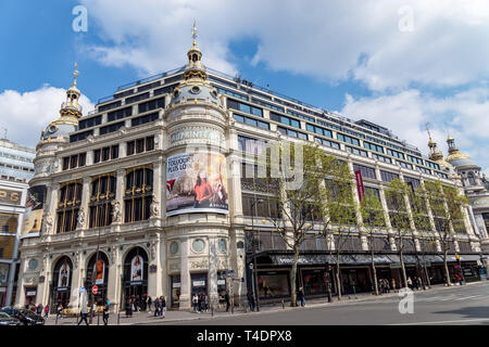 Das Kaufhaus Printemps in Paris Stockfoto